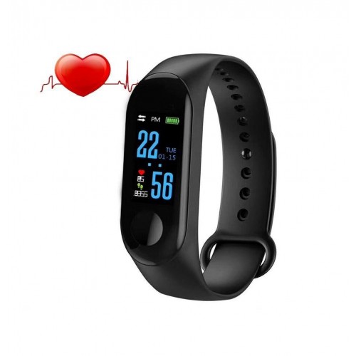 Фітнес-браслет із кольоровим екраном M3 Fit Original Smart Bracelet Yoho black в інтернет супермаркеті PbayMarket!