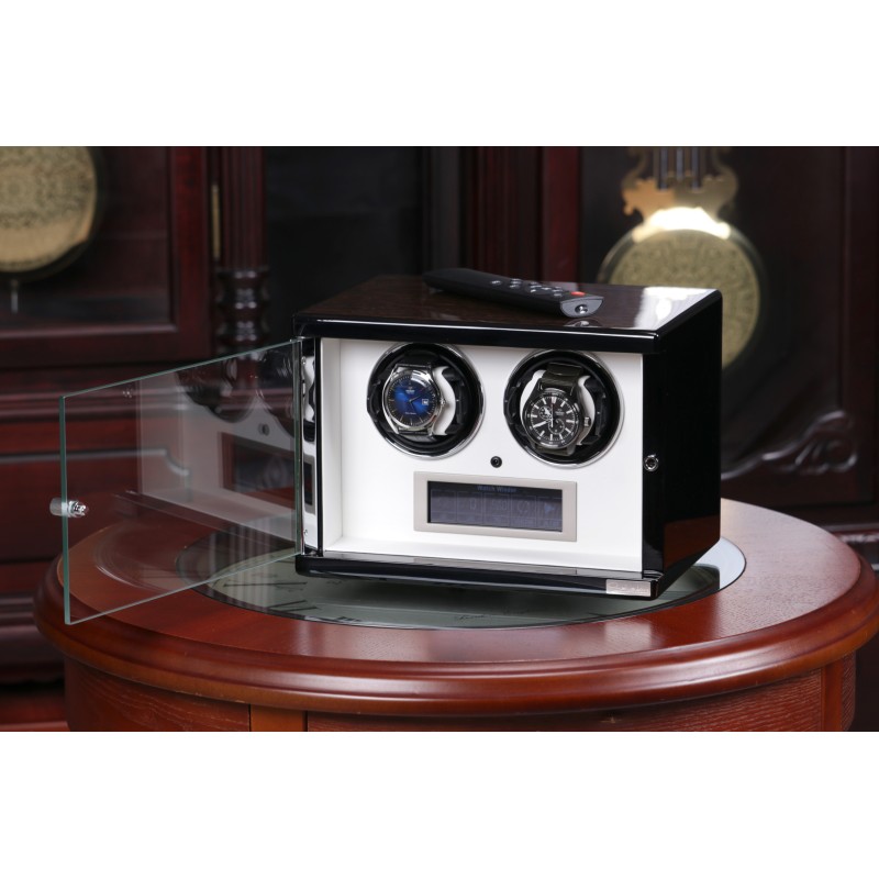 Скринька Salvadore для підзаводу 2 годинників SLX/3202-BRW 2x2 Коричневий