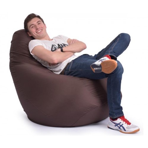 Крісло Мішок Груша Оксфорд 150х100 Студія Комфорту Великий коричневий Крісло Мішок Груша Оксфорд 150х100 Студія Комфорту Великий коричневий