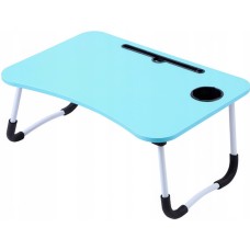 Столик  складний для ноутбука та планшета No Brand M&T Displays 60х40х29 см Блакитний (2104618587)