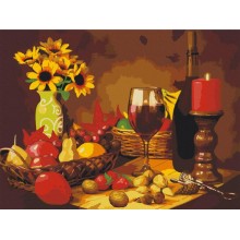 Картина за номерами Art Craft Фруктова вечеря 40х50 см 12139-AC