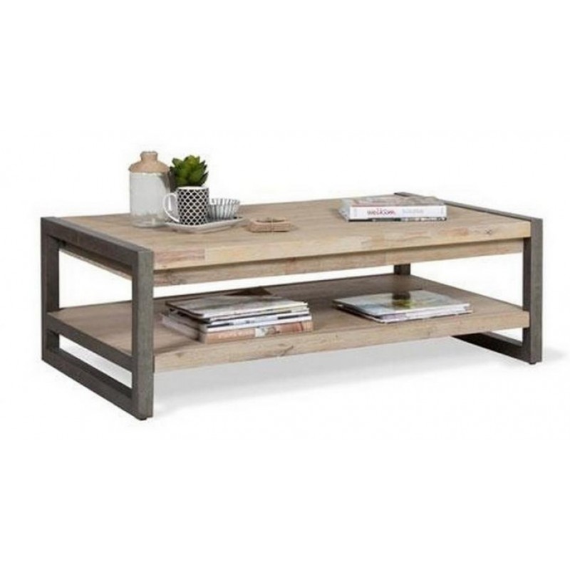 Кавовий журнальний столик у стилі Loft NS-503 430x1100x500 мм Черный