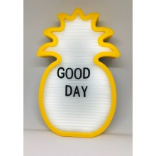 Нічний світильник Ананас Light up message board з посланням Жовтий (uq124108)