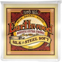 Струни для акустичної гітари Ernie Ball 2045 Earthwood 80/20 Bronze Silk Steel Soft Acoustic Guitar Strings 11/52 Струни для акустичної гітари Ernie Ball 2045 Earthwood 80/20 Bronze Silk Steel Soft Acoustic Guitar Strings 11/52