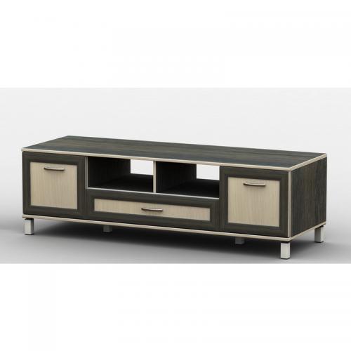 Тумба під телевізор Тиса Мебель ТВ-211 Венге Дуб молочний 44x45x180 см