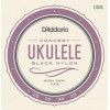Струни для укулеле D'Addario EJ53C Black Nylon Concert Ukulele Strings 26/28