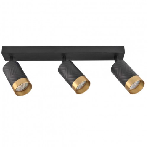 Спот Polux Arras 5.5x39x16.5 см Чорно-золотистий (Pol323552) Спот Polux Arras 5.5x39x16.5 см Чорно-золотистий (Pol323552)