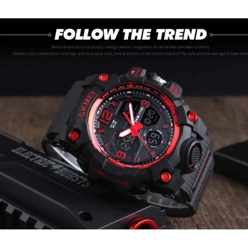 Чоловічий годинник Skmei Hamlet 1155 Чорний