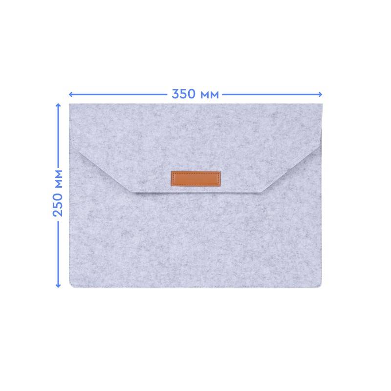 Повстяна обкладинка AIRON Premium для ноутбука 13.3 Grey