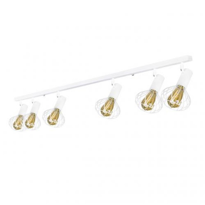 Світильник лофт MSK Electric Lotus стельовий NL 14151-6 WH