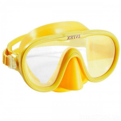 Маска для плавання Intex 55916 Yellow, розмір M (8+), обхват голови ≈ 50-56 см в інтернет супермаркеті PbayMarket!
