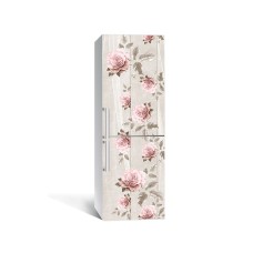 Наклейка на холодильник Zatarga «Сумні троянди» 650х2000 мм вінілова 3Д наклейка декор на кухню