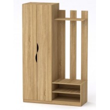 Передпокій з шафою Компанит Ніна 120,2х46,8х195 см Дуб сонома