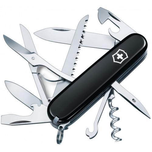 Швейцарский нож Victorinox Huntsman 91 мм 15 функций Черный в блистере (1.3713.3B1) Швейцарский нож Victorinox Huntsman 91 мм 15 функций Черный в блистере (1.3713.3B1)