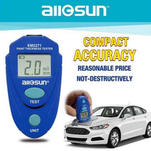 Автомобільний товщиномір Allosun EM2271 для лакофарбового покриття Синій (IJFDBGC16FHNBVCU)