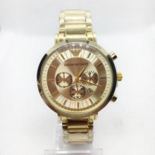 Наручний годинник чоловічий No Brand Emporio Armani Золотистий (IBW375Y)