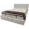 Ліжко двоспальне BNB Arizona Comfort 160 x 200 см Стрази Бежевий в інтернет супермаркеті PbayMarket!