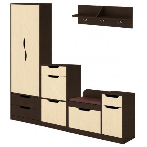 Передпокій Фаїна А2 Венге комбі (komA8) Передпокій Фаїна А2 Венге комбі (komA8)