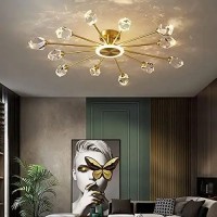 Світлодіодна люстра No Brand Сапфір 8810-А Золотистий 2289394045