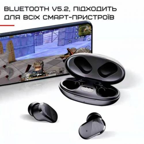 Бездротові Bluetooth навушники вкладиші Saniyer TWS Вакуумні з Вбудованим Чіпом JL А68 Чорні (442) в інтернет супермаркеті PbayMarket!