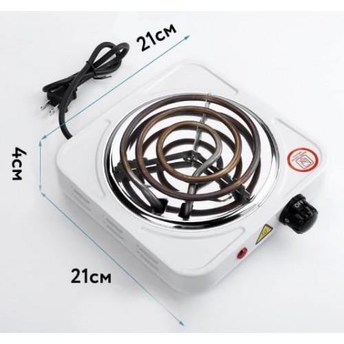 Електроплита Hot Plate JX-1010B 1000 Вт Білий (2104618634)