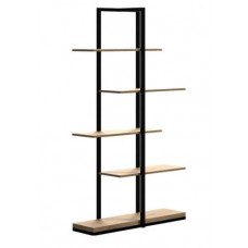 Стелаж для зберігання в стилі Loft NS-1717 1530x800x300 мм Черный