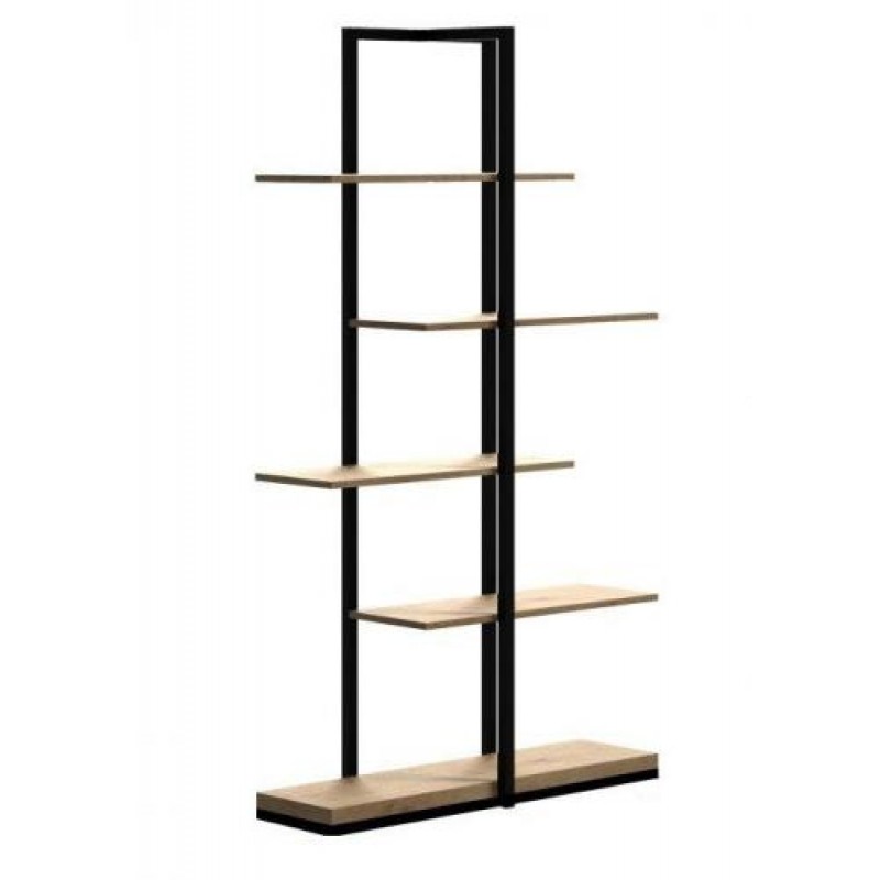 Стелаж для зберігання в стилі Loft NS-1717 1530x800x300 мм Черный