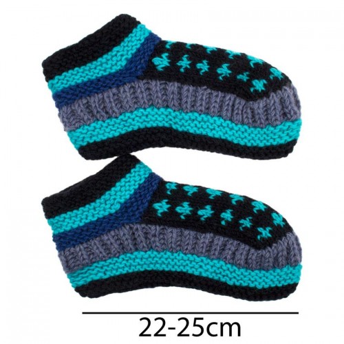 Шкарпетки домашні Kathmandu вовна яка М (22-25 см) Блакитний Чорний Фіолетовий (27252) в інтернет супермаркеті PbayMarket!