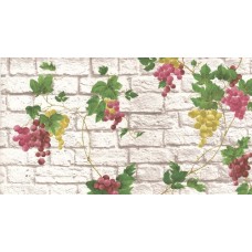 Шпалери на паперовій основі Шарм 136-05 Лідія сіро-червоні (0,53х10м.)