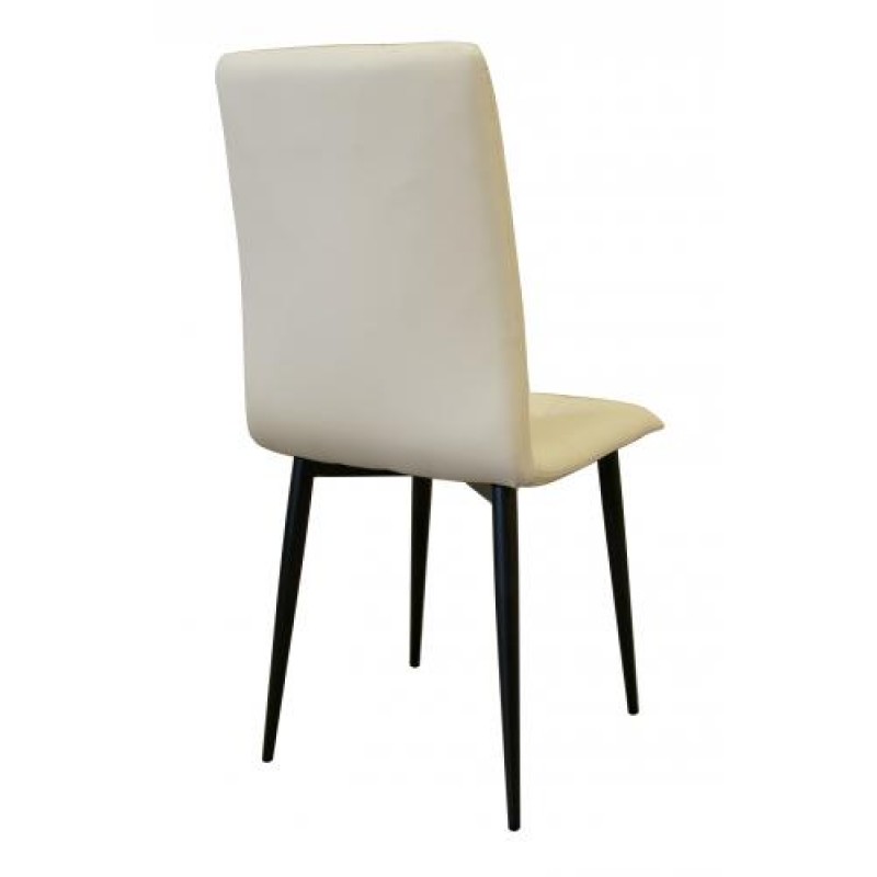 Стілець Max's furniture Мічіган 02 Чорний/Бежевий