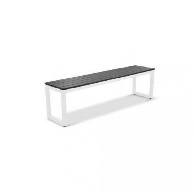 Вулична лава в стилі Loft Білий NS-2186 480x1400x400 мм