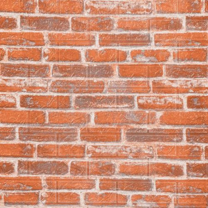 Самоклеюча 3D панель під руду катеринославу цеглу Sticker Wall 20000х700х3мм