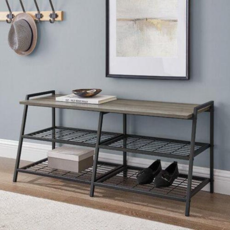 Консоль для передпокою в стилі Loft NS-448 730x1000x350 мм Черный