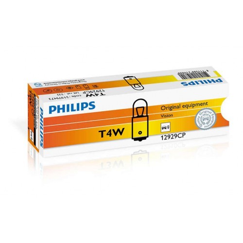 Автолампа ук. PHILIPS 12929CP T4W 12V 4W BA9s в інтернет супермаркеті PbayMarket!