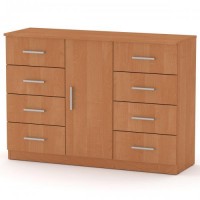 Комод Компаніт 8+1 Вільха (120х39х85 см) Комод Компаніт 8+1 Вільха (120х39х85 см)