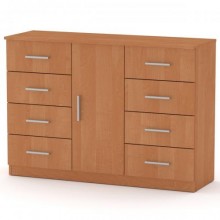 Комод Компаніт 8+1 Вільха (120х39х85 см)