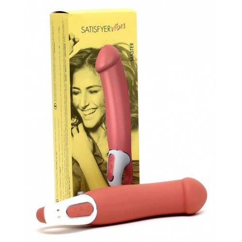 Потужний вібратор Satisfyer Vibes Master, гнучкий літій силікон, 12 режимів роботи, діаметр 46 мм в інтернет супермаркеті PbayMarket!