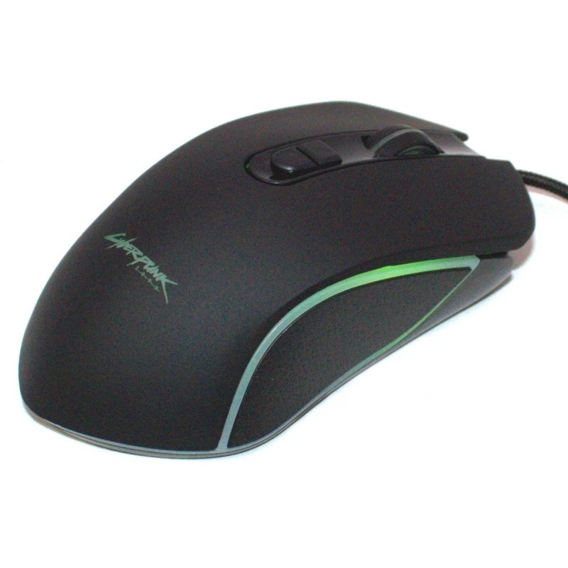 Ігрова провідна миша CYBERPUNK 100CP USB 3200 DPI 7 кнопок Чорний DL 96490