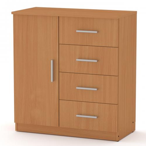 Комод Компаніт 4+1А Бук (78х39х85 см) Комод Компаніт 4+1А Бук (78х39х85 см)