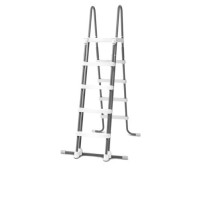 Драбина для басейну Intex 28077, зі знімними сходами, з майданчиком. До басейнів висотою до 132 см