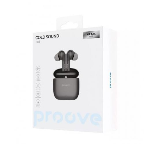 Бездротові навушники Proove Cold Sound TWS (gray/black)