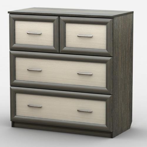 Комод Тиса Мебель АКМ-15 2 Венге Дуб молочний 90x60x90 см Комод Тиса Мебель АКМ-15 2 Венге Дуб молочний 90x60x90 см