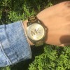 Наручний годинник жіночий No Brand Michael Коrs Золотистий (IBW379Y)