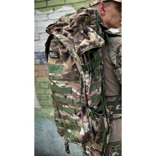 Рюкзак тактичний No Brand 9.11 65 л Камуфляж (1651146928) Рюкзак тактичний No Brand 9.11 65 л Камуфляж (1651146928)