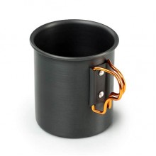 Кружка/каструля GSI Outdoors Halulite 14 fl.oz Aluminium Bottle Cup Чорний (1099-50195)