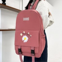 Рюкзак шкільний для дівчинки Fashion Chamomile 42x28 см Рожевий (SK001642)