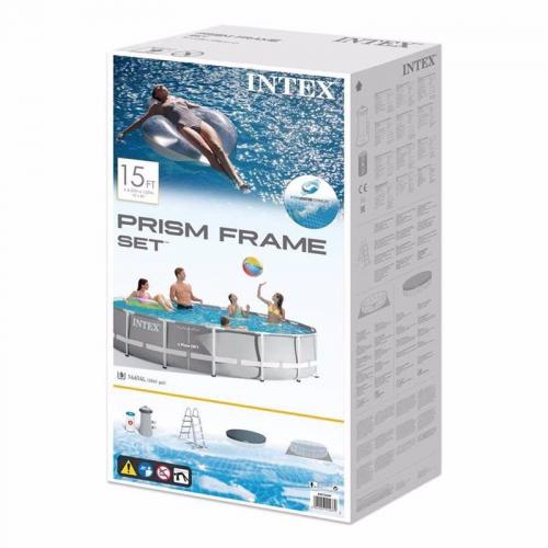 Каркасний басейн Intex 26724 Prism Frame Pool 457 x 107 см Grey в інтернет супермаркеті PbayMarket!