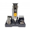 Професійна бездротова машинка-стайлер 7в1 для стрижки волосся Gemei GM-580A з індикатором