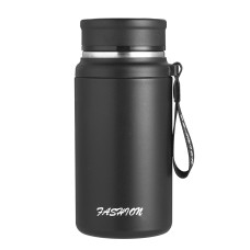 Термос з датчиком температури та ситечком YIWU Fashion 700 мл Чорний (HP-14-20B)