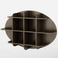 Полиця навісна Тиса Мебель Нова Венге 800x250x1200 мм